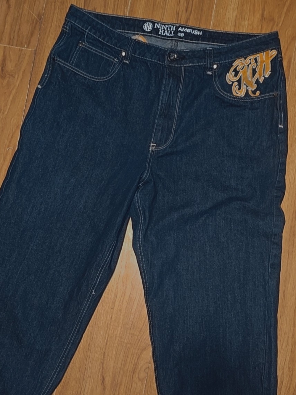 Men's Dark Blue Denim Jeans